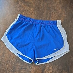 Nike Blue and Gray Athletic Shorts Lightweight Design